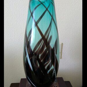 Green Glass Vase